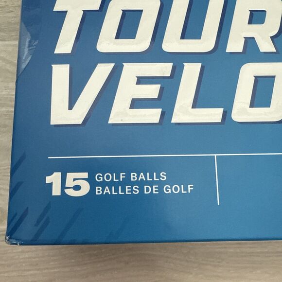 Wilson Tour Velocity Accuracy Golf Balls 15 Qty White Reduces Hooks and Slices - Picture 4 of 8